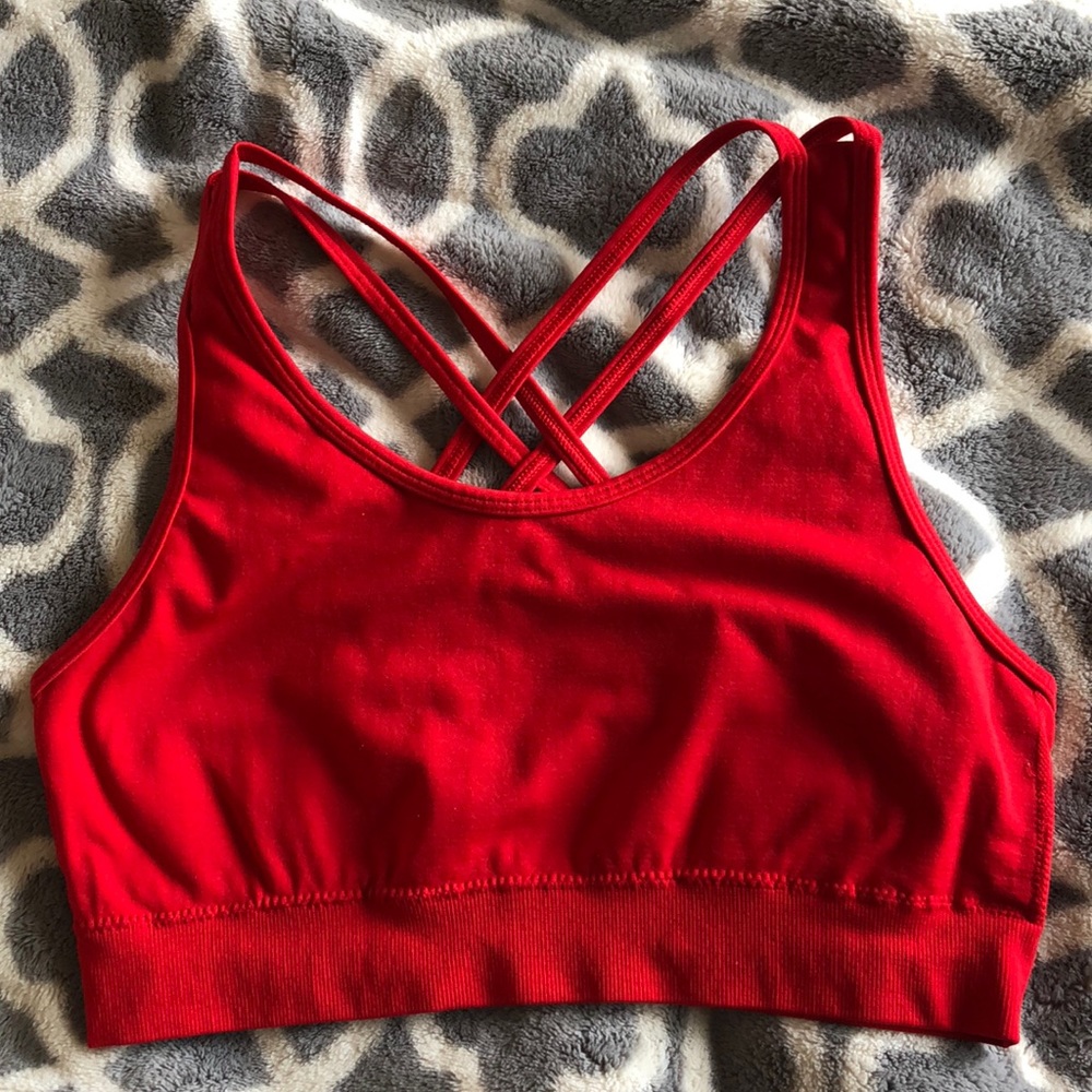 Alphalete Formula Red Sports Bra